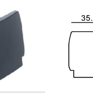LR061-E LED Euro End Cap