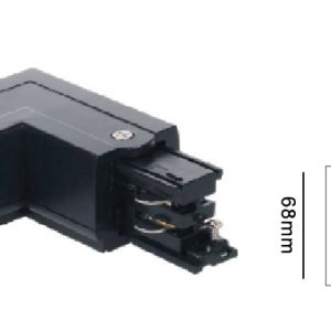 LR061-LR LED Euro L Connector Right