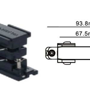 LR061-MS LED Euro Mini Straight Connector